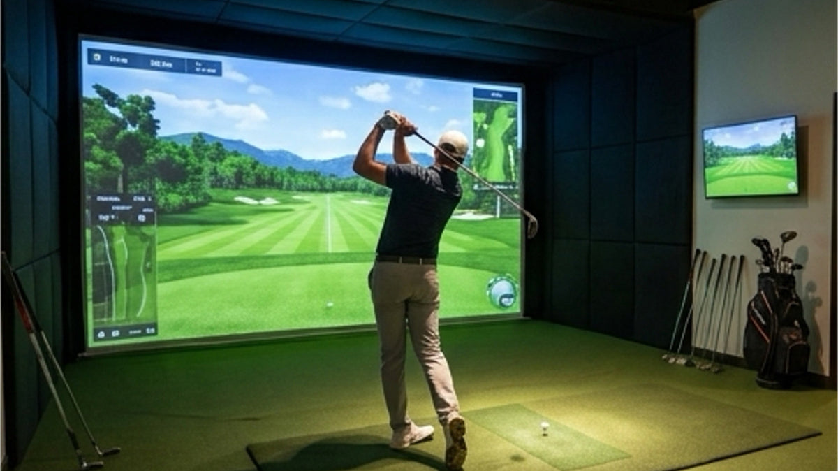 Book the Premium 4K Golf Simulator Suite at Delancey’s