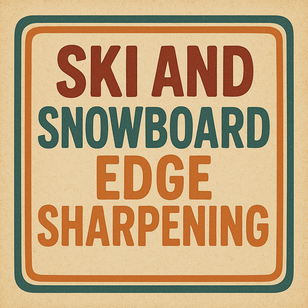 Ski and Snowboard Edge Sharpening