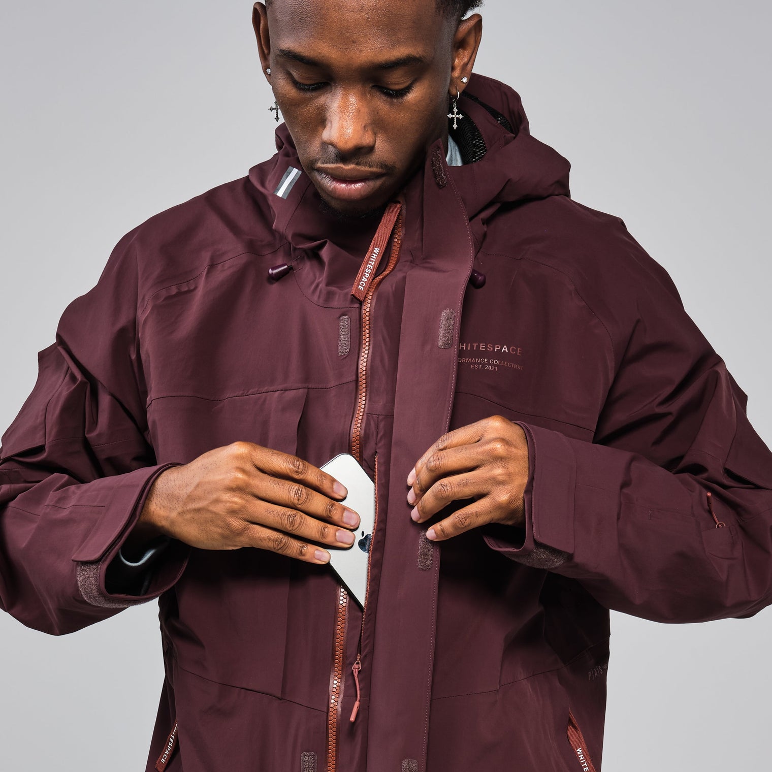 AMF Riding Cargo Jacket M - Dark Mauve