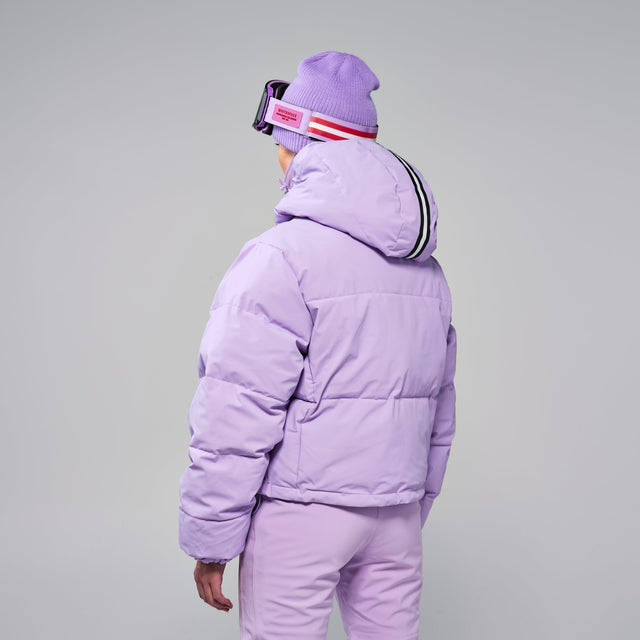Cropped Puffer Jacket W - Lilac Purple