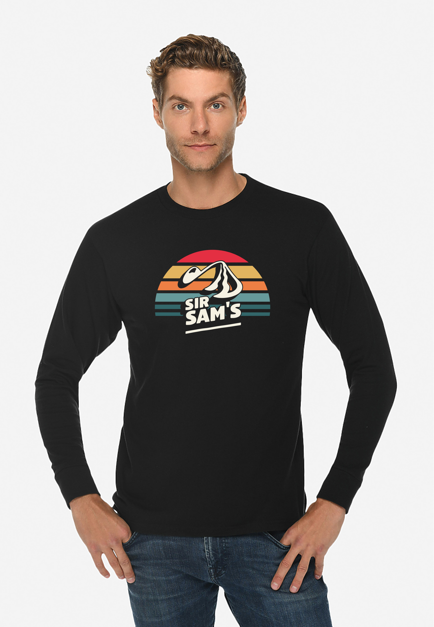 Sir Sam's Retro Logo Long Sleeve