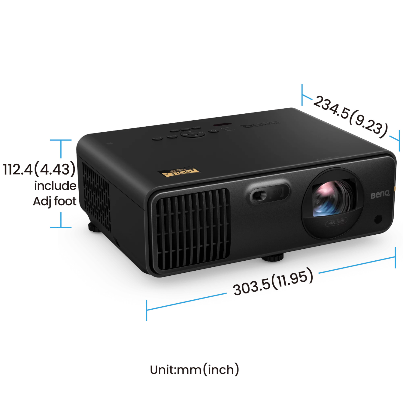 AK700ST 4000 Lumen 4K Short Throw Laser Golf Simulator Projector