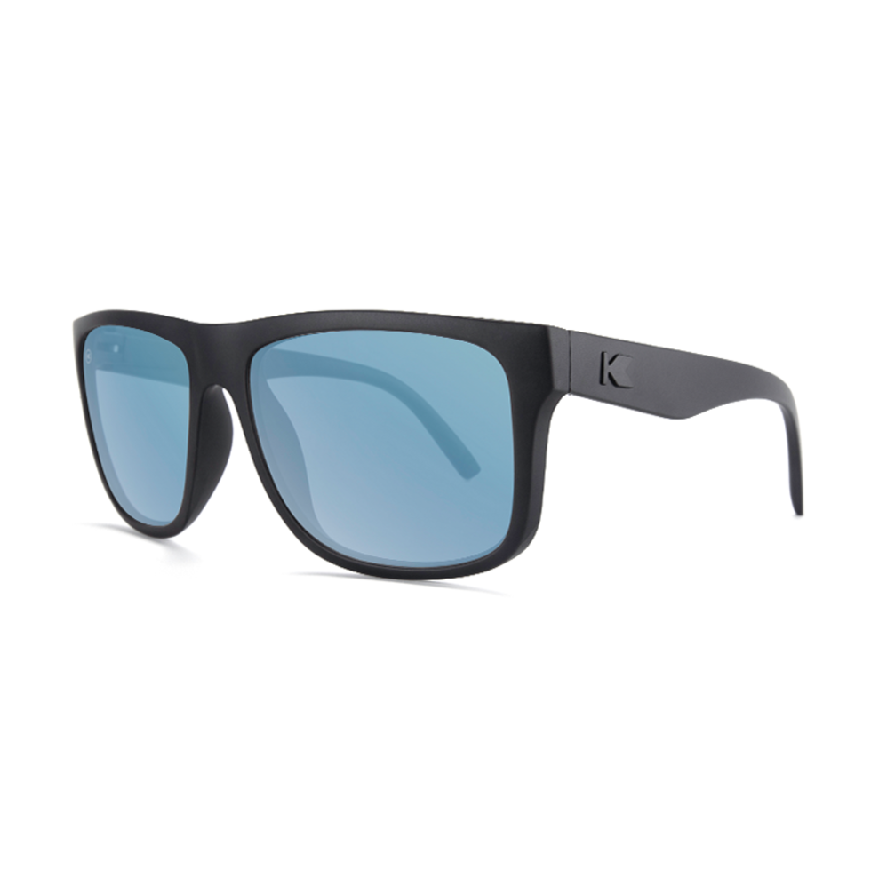 Torrey Pines Matte Black on Black/Polarized Sky Blue