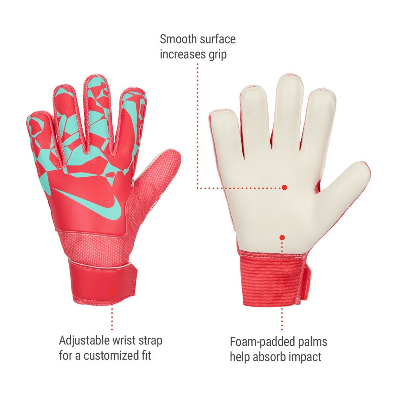 Match Youth Soccer Goalie Gloves