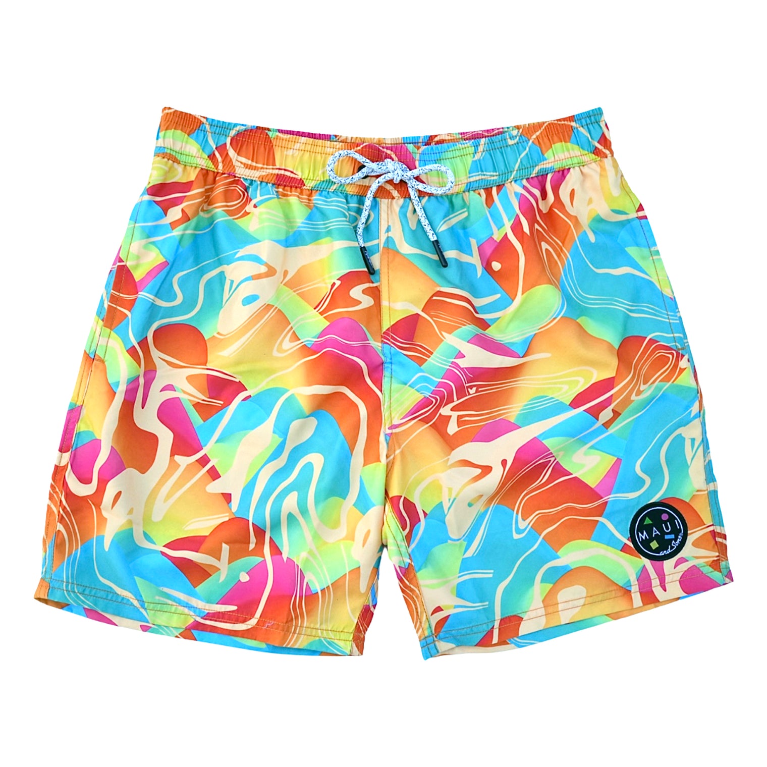 Psychedelic Pool Shorts