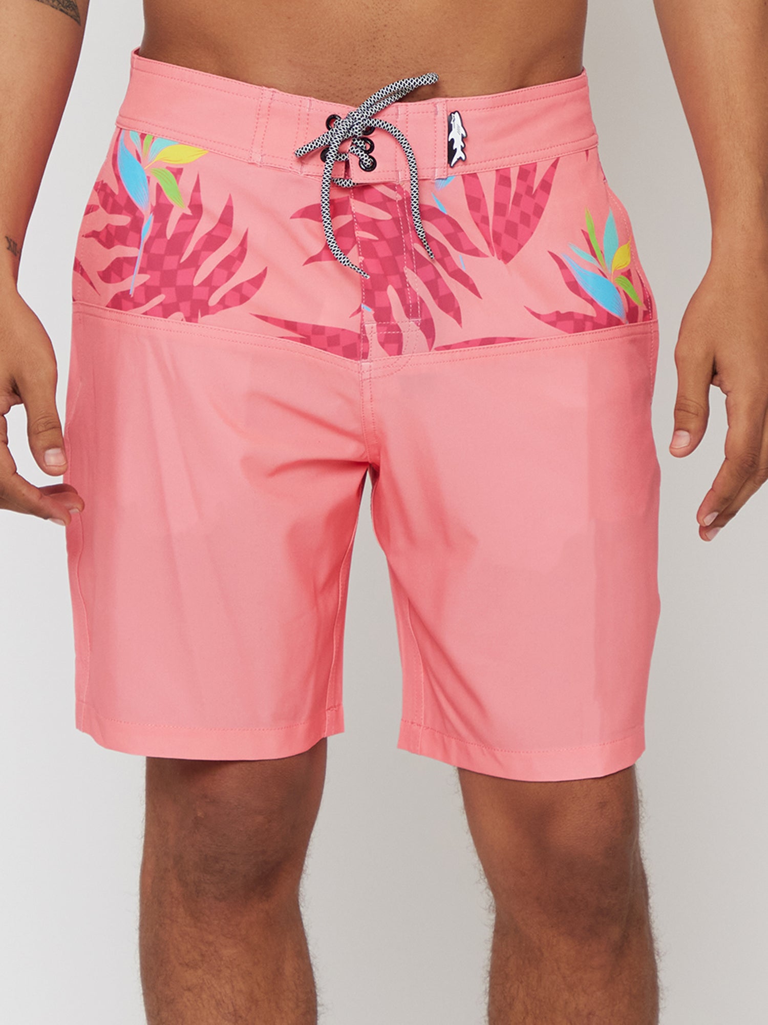 Checked Board Shorts