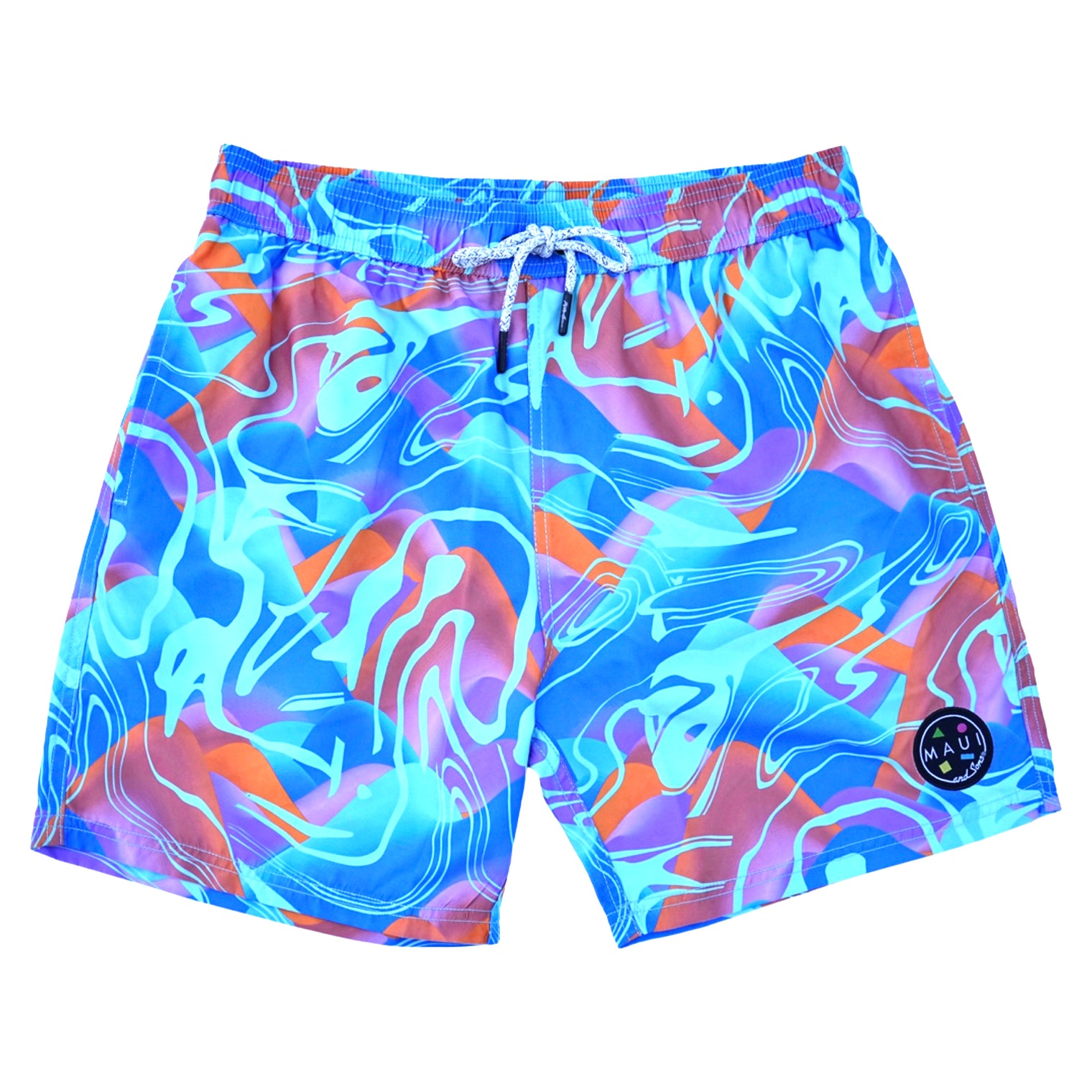 Psychedelic Pool Shorts