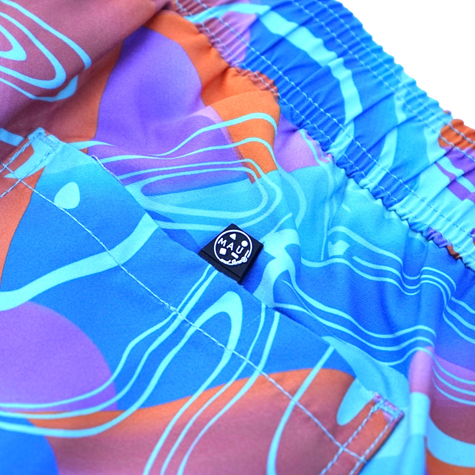 Psychedelic Pool Shorts
