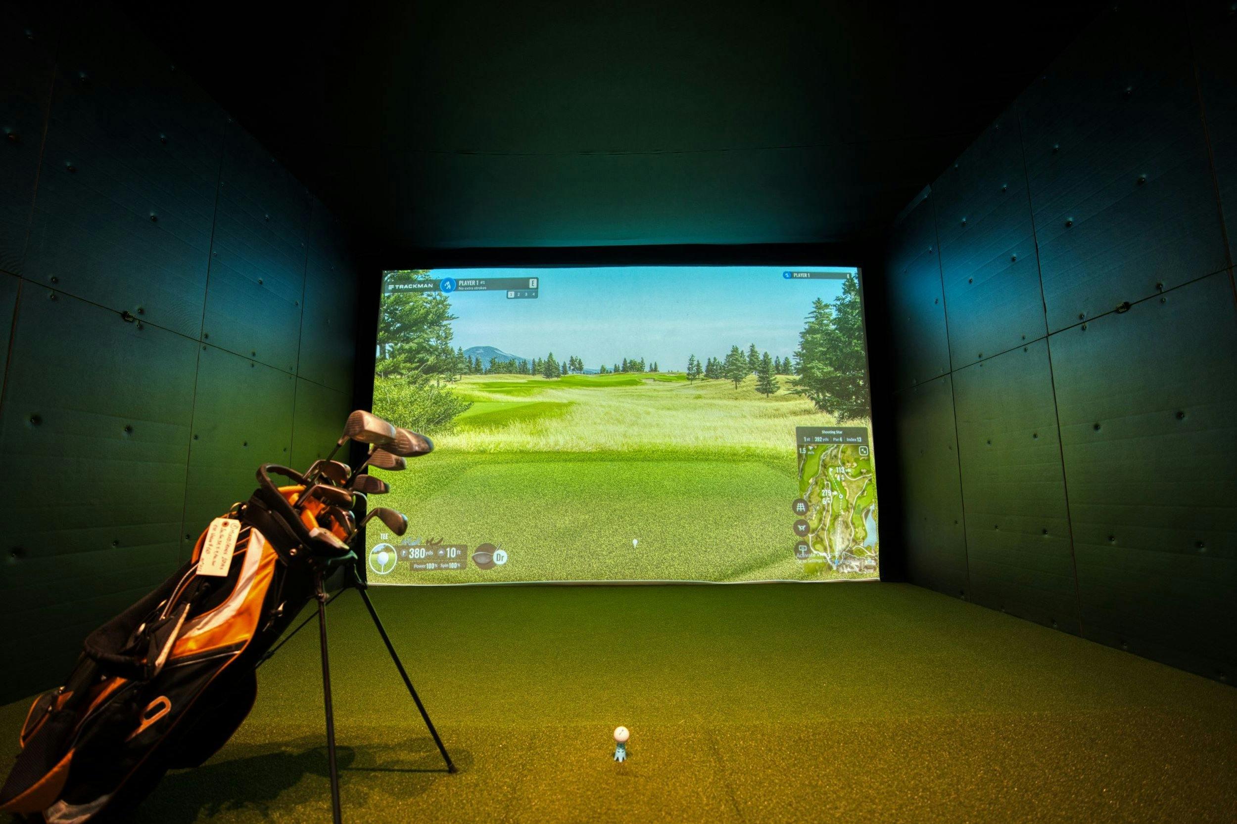 Tee Off All Year Long: NOW BOOKING the Premium 4K Golf Simulator at Delancey’s