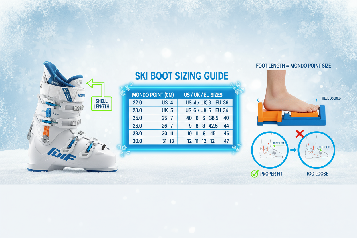 Ski Boot Sizing Guide How MondoPoint & Boot Width Help You Find the
