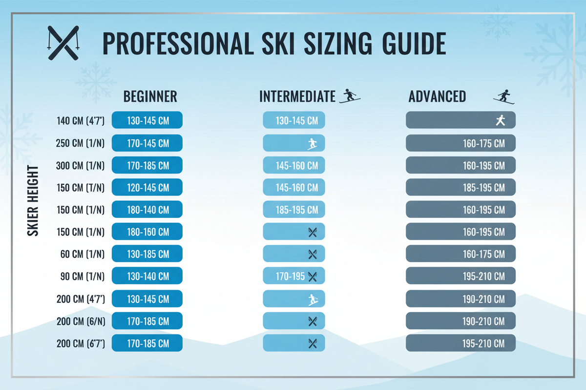 Ski Size Guide How to Choose the Right Ski Length for Any Height