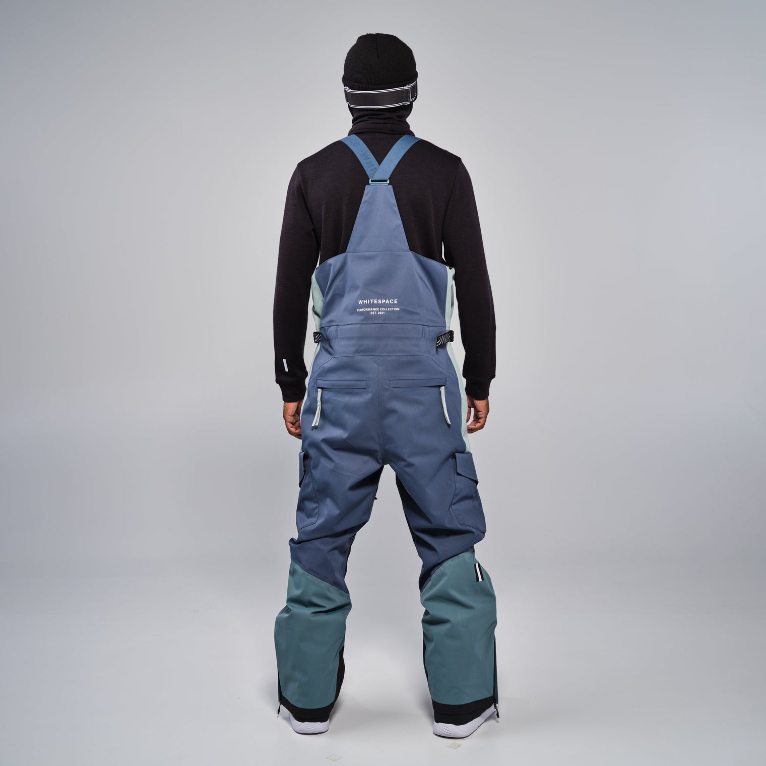 2L Cargo Insulated Bib Pants M - Slate/Blue