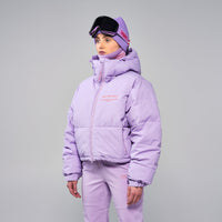 Cropped Puffer Jacket W - Lilac Purple
