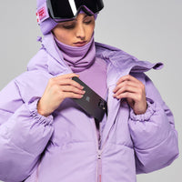Cropped Puffer Jacket W - Lilac Purple