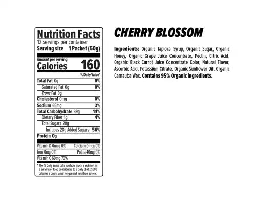 Honey Stinger Organic Cherry Blossom Energy Chew