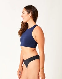 Santinas Reversible Bottom - Black/Navy
