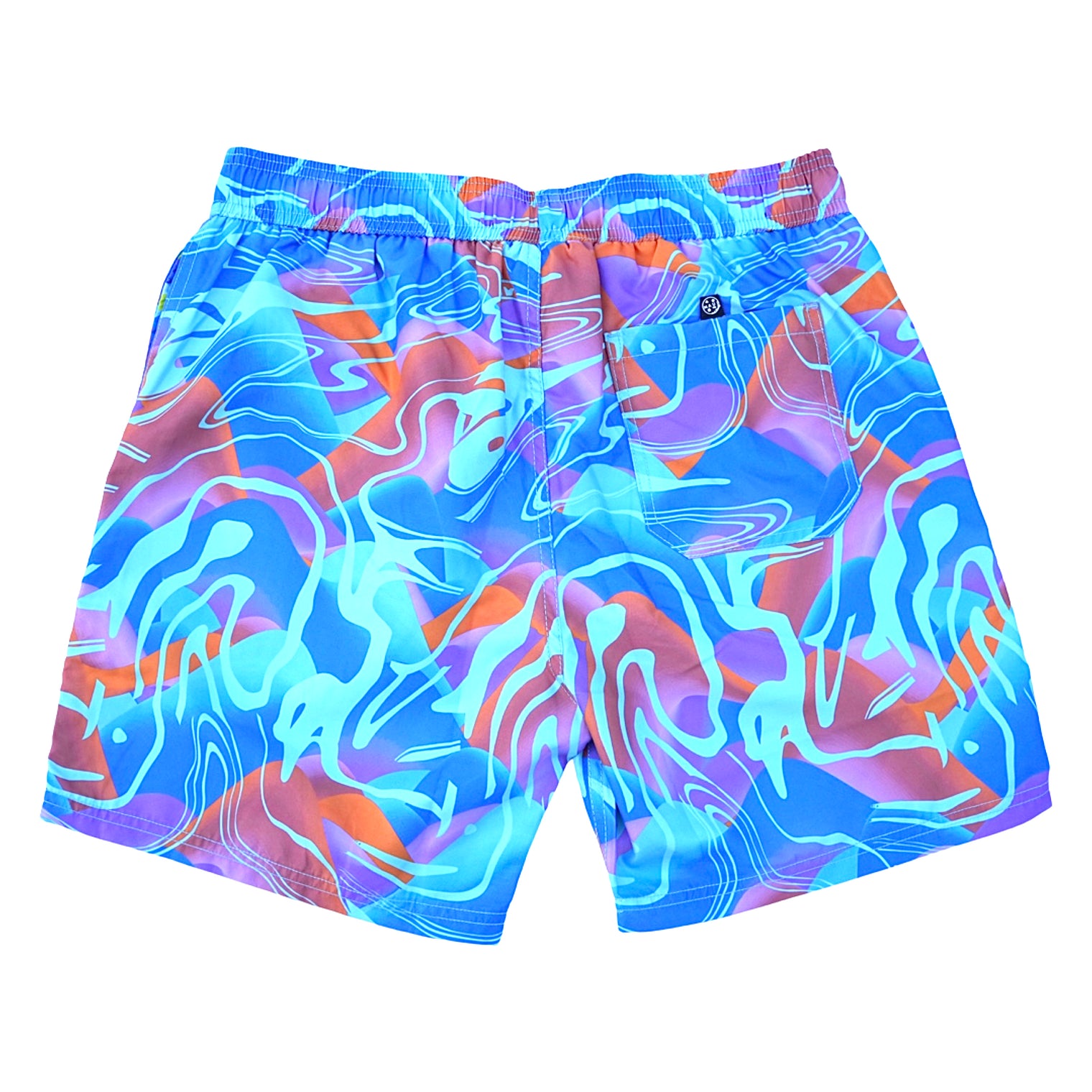 Psychedelic Pool Shorts