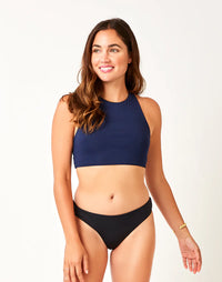 Santinas Reversible Bottom - Black/Navy