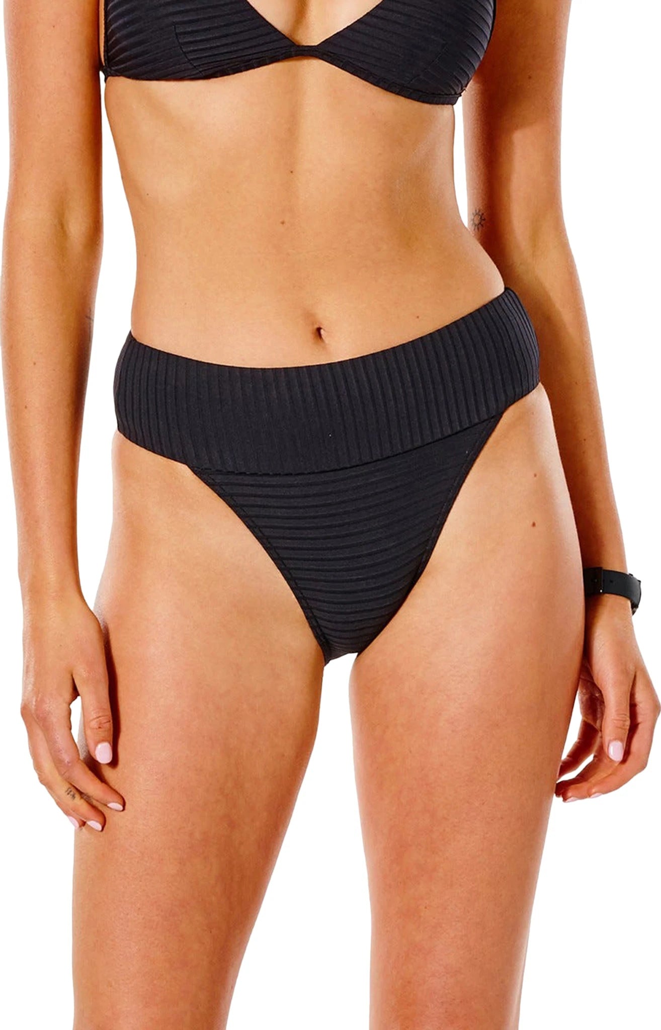 Rip Curl Premium Surf High Waist Bikini Bottom Women s Black M