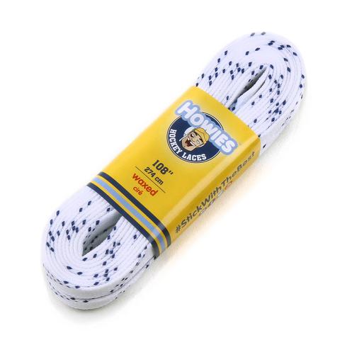 Waxed Hockey Laces - White