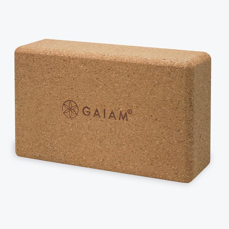 Gaiam  Yoga Block (Cork) – Delancey Sports